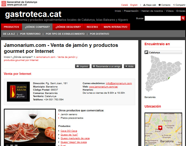 gastroteca jamonarium prensa