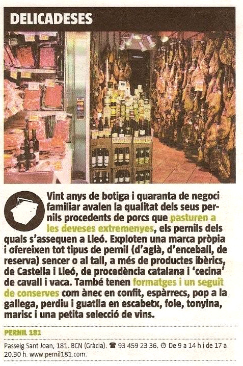 la vanguardia que fem pernil181 jamonarium jamon delicatessen