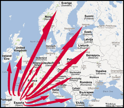 Comment envoyer des jambons à l'Europe? Achetez en ligne et les prix