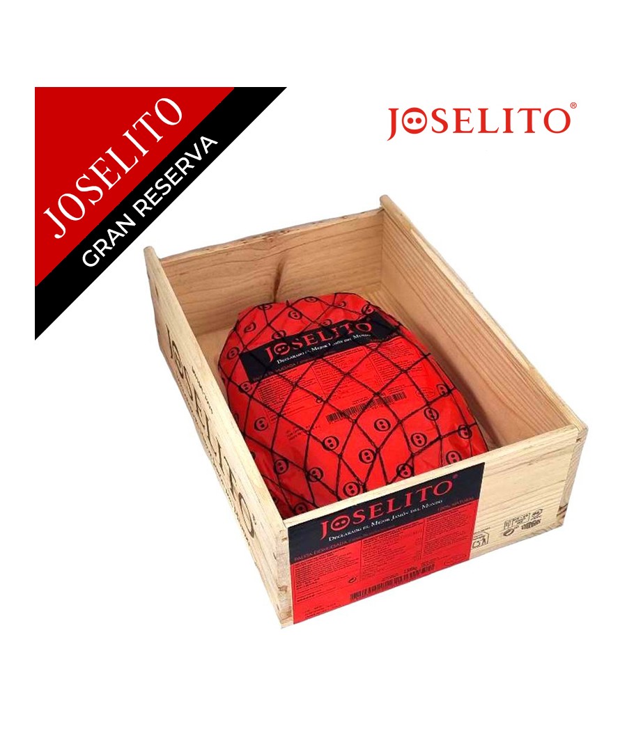 Joselito Gran Reserva Vorderschinken in Holzkiste - OHNE KNOCHEN - CAJA MADERA