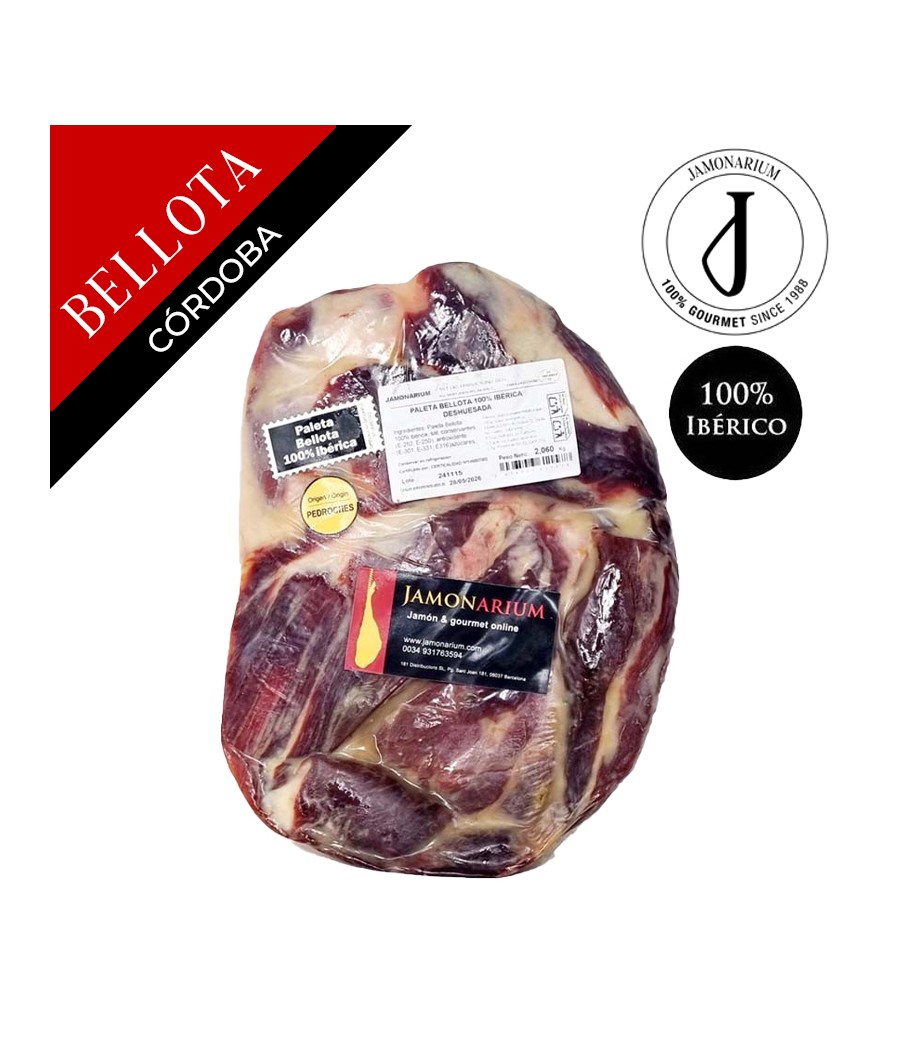 Spalla Ibérico de Bellota Córdoba, Andalucía (Los Pedroches), 100% Gara Iberica - Pata Negra - DISOSSATA