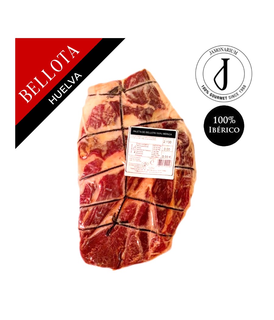 Bellota Iberico Shoulder (Huelva), 100% Iberian Breed - "Pata negra" - BONELESS