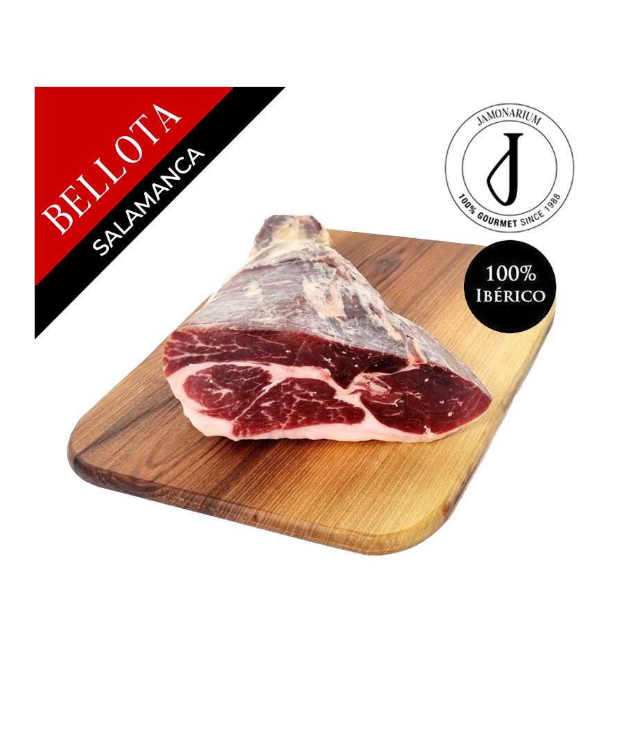 Jamón de Bellota 100% Ibérico (Salamanca) - Pata negra - DESHUESADO - Caña