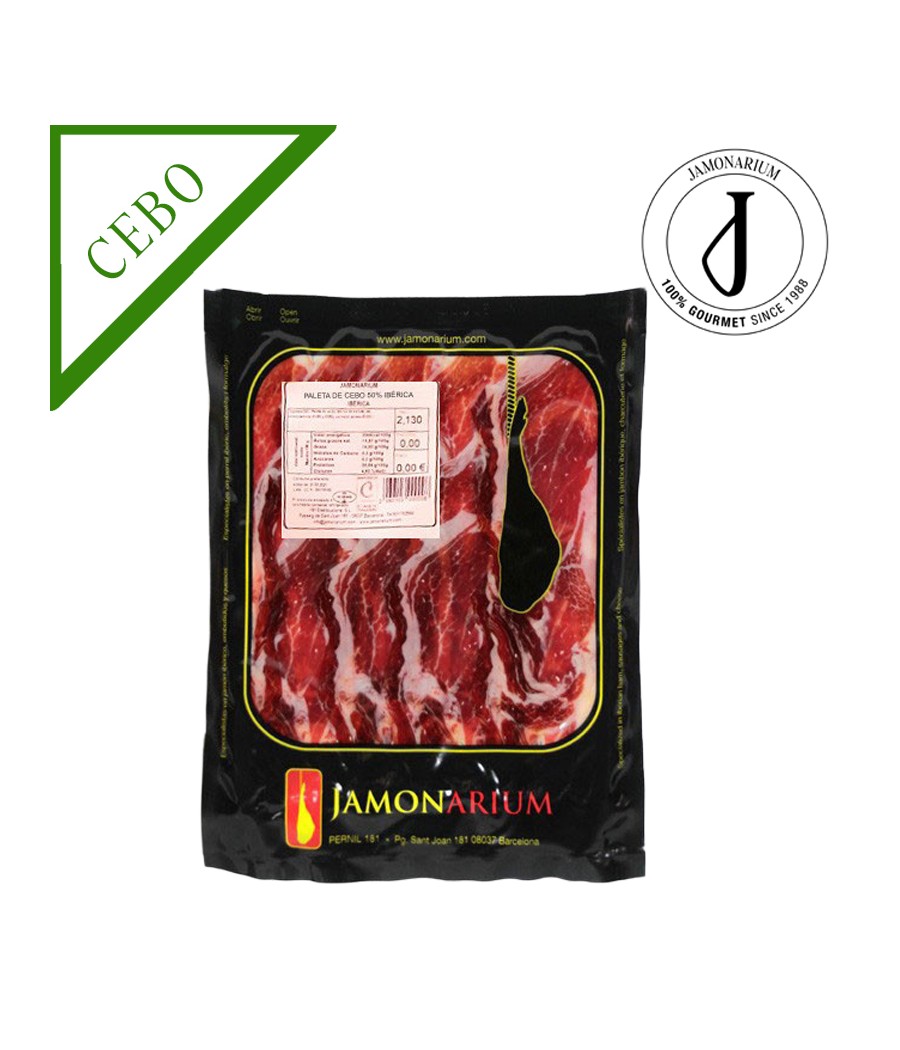 Pernil de Cebo Iberico, 50% Raça Ibérica tallat 100g