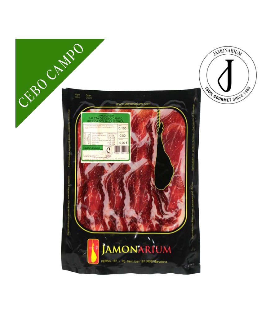 Cebo de Campo Iberico Ham, 50% Iberian Breed sliced 100g