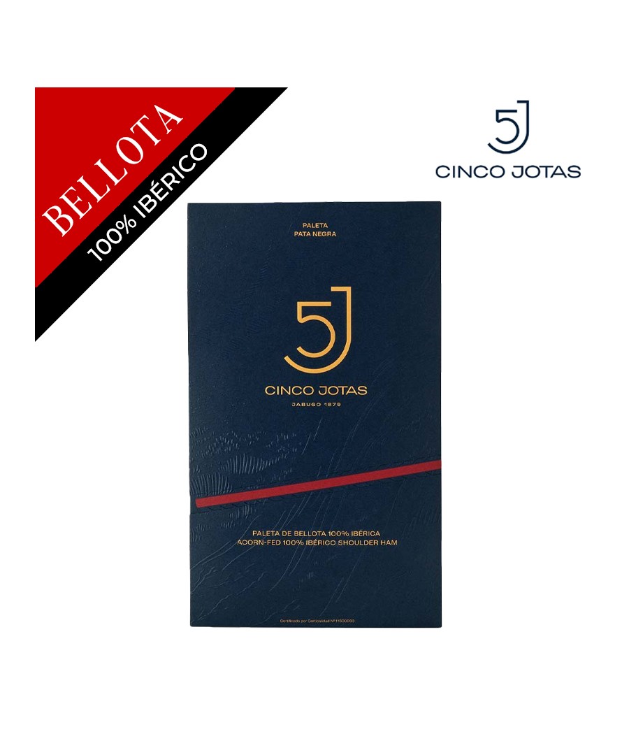 Vorderschinken Bellota 100% Iberischer Cinco Jotas (5j) von Jabugo sliced by hand 80g