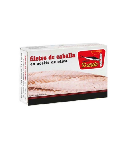 Mackerel fillets in olive oil Dardo 118g