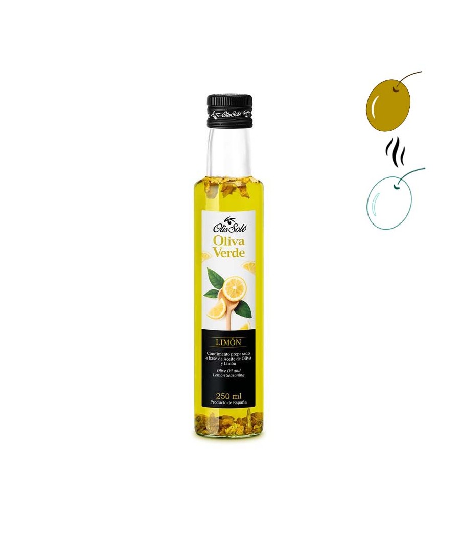Oli d'Oliva Verge Extra & Llimona 250ml, Olis Solé