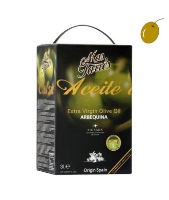 Más Tarrés Arbequina 3l, Aceite de oliva virgen extra, DO Siurana