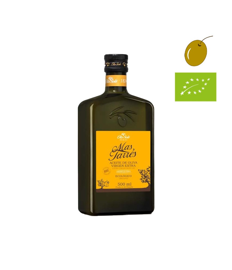 Mas Tarrés Arbequina BIO 500ml, Huile extra vierge d'olive
