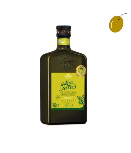 Más Tarrés Arbequina 500ml, Aceite de oliva virgen extra, DO Siurana