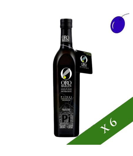 BOX x6 --- Oro de Bailen Picual 500ml, Olio Extravergine di oliva di Jaén