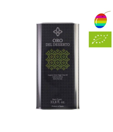 Oro del Desierto Coupage Bio 1l, Huile d'Olive Extra Vierge