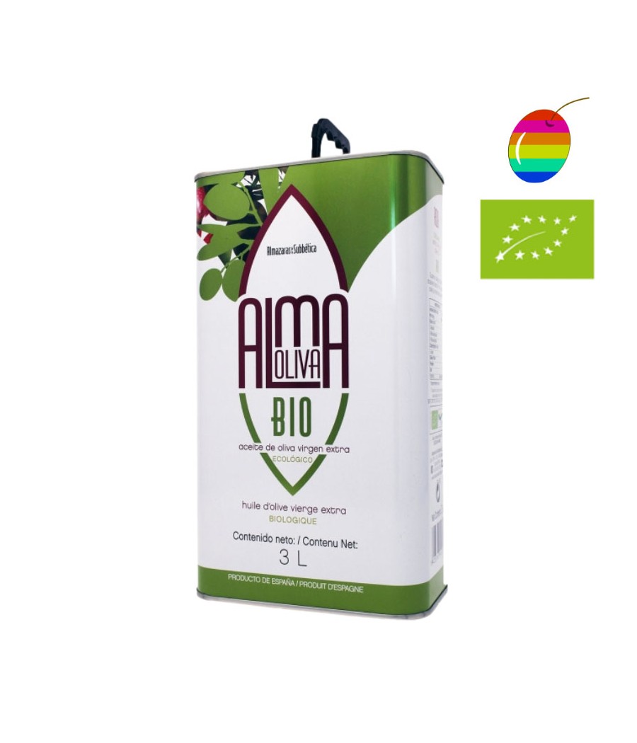 Almaoliva Coupage bio 3l, Huile d'Olive Extra Vierge de Cordoba