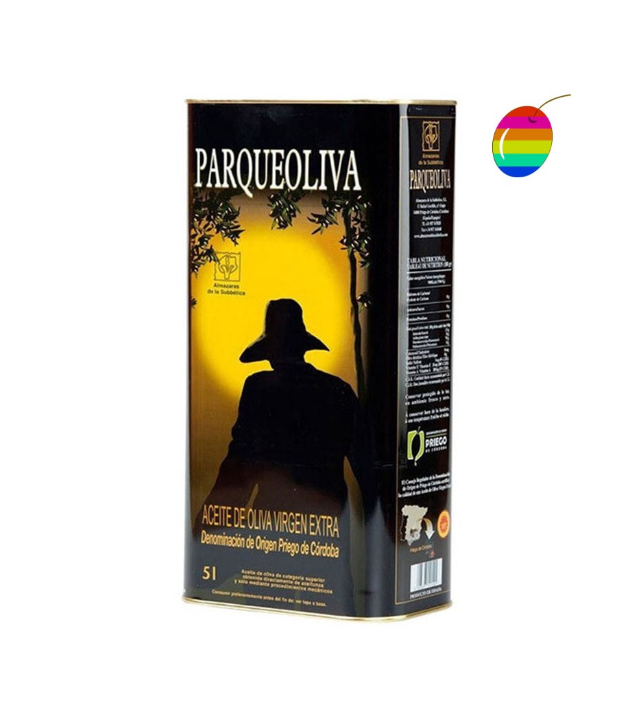 Parqueoliva coupage 5l, Extra Virgin Olive Oil, D.O. Priego de Córdoba