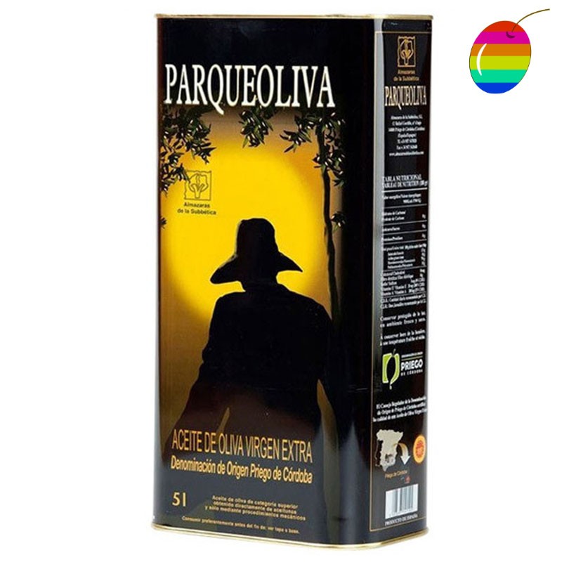 Parqueoliva coupage 5l, Extra Virgin Olive Oil, D.O. Priego de Córdoba