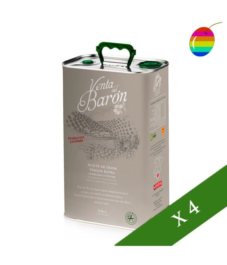 BOX x4 --- Venta del Barón Coupage 2.5L, Extra Virgin Olive Oil, DO Priego de Córdoba