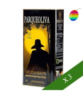 PACK 3 x Parqueoliva Coupage 5l, Aceite de Oliva Virgen Extra, D.O. Priego de Córdoba