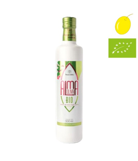 Almaoliva Hojiblanca BIO Ecológico 500ml, Aceite de Oliva Virgen Extra de Cordoba BOTELLA