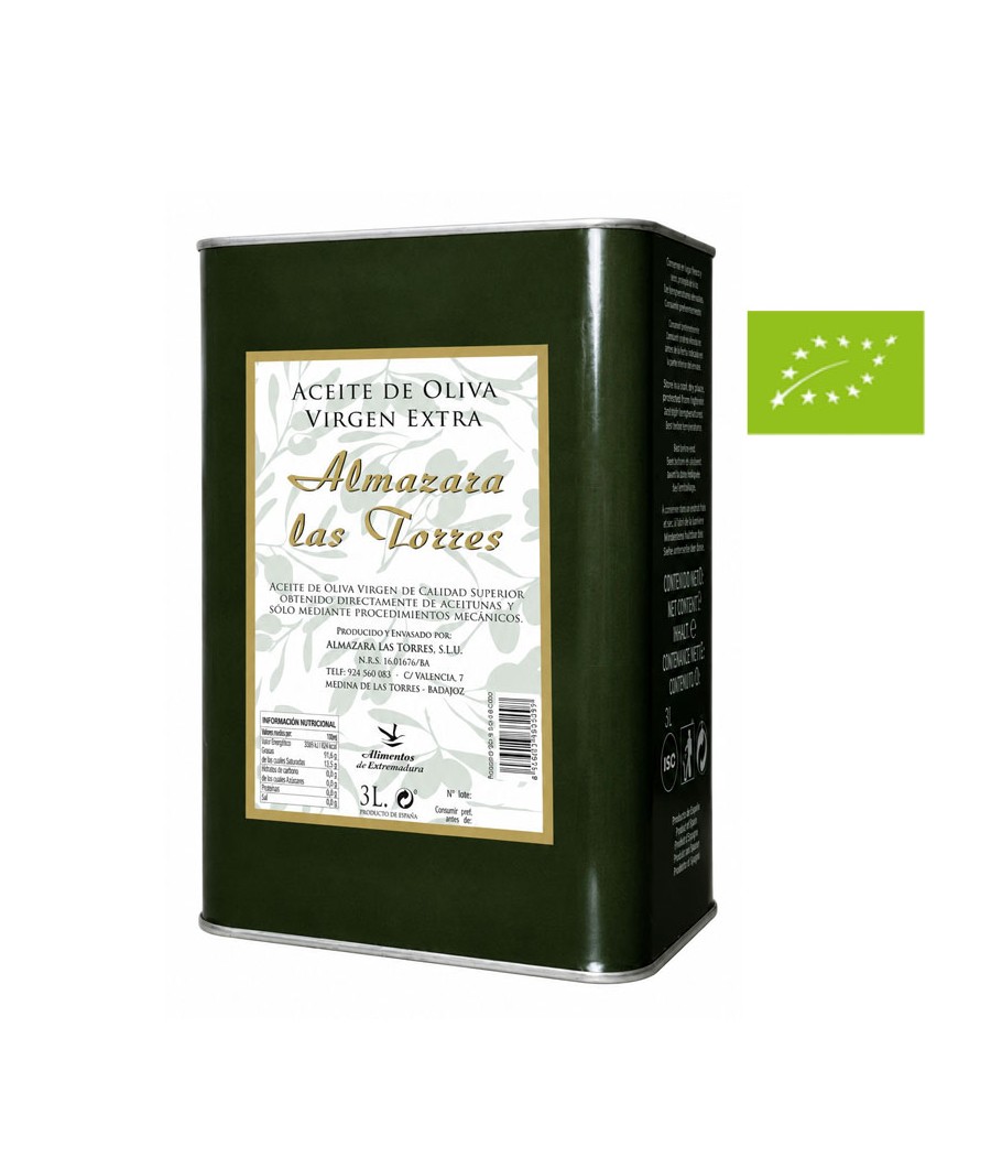 Almazara Las Torres 3l, Bio-Olivenöl extra vergine