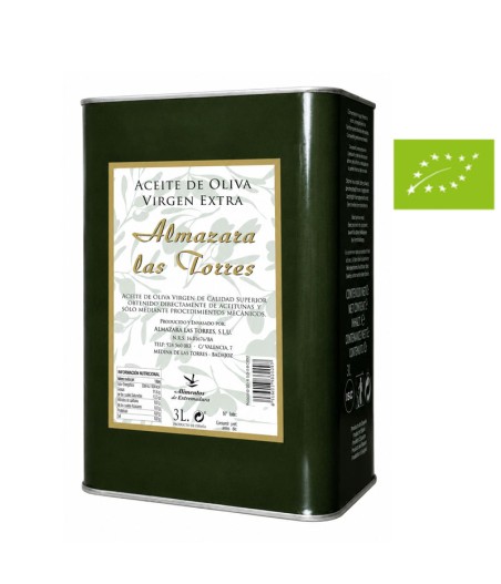 Almazara Las Torres 3l, Huile d'Olive Extra Vierge Biologique