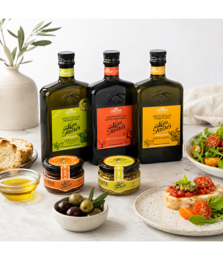 Coffret MÁS TARRÉS - La tradition et l'olive
