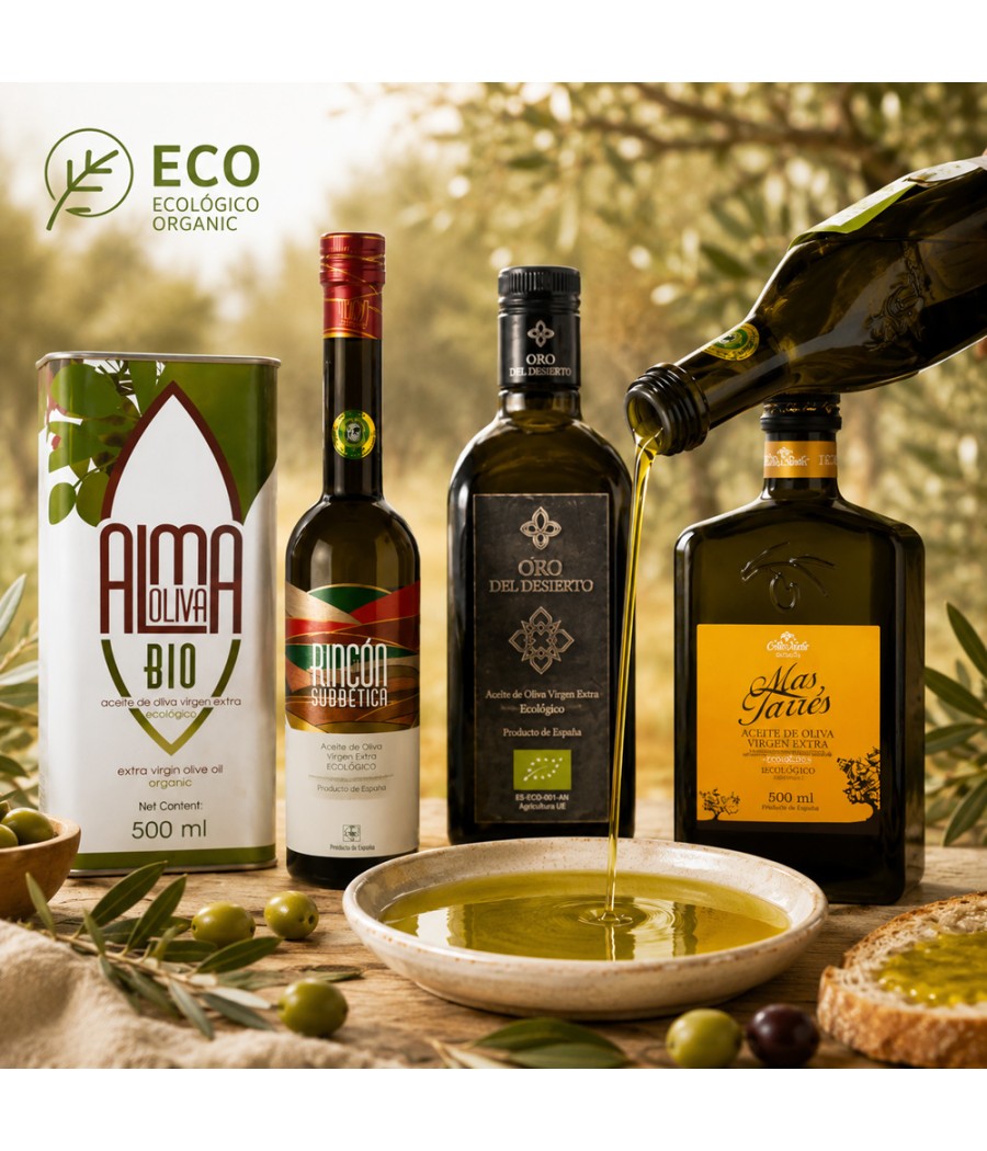 Hamper AVOE ORGANIC - The 4 best organic olive oils