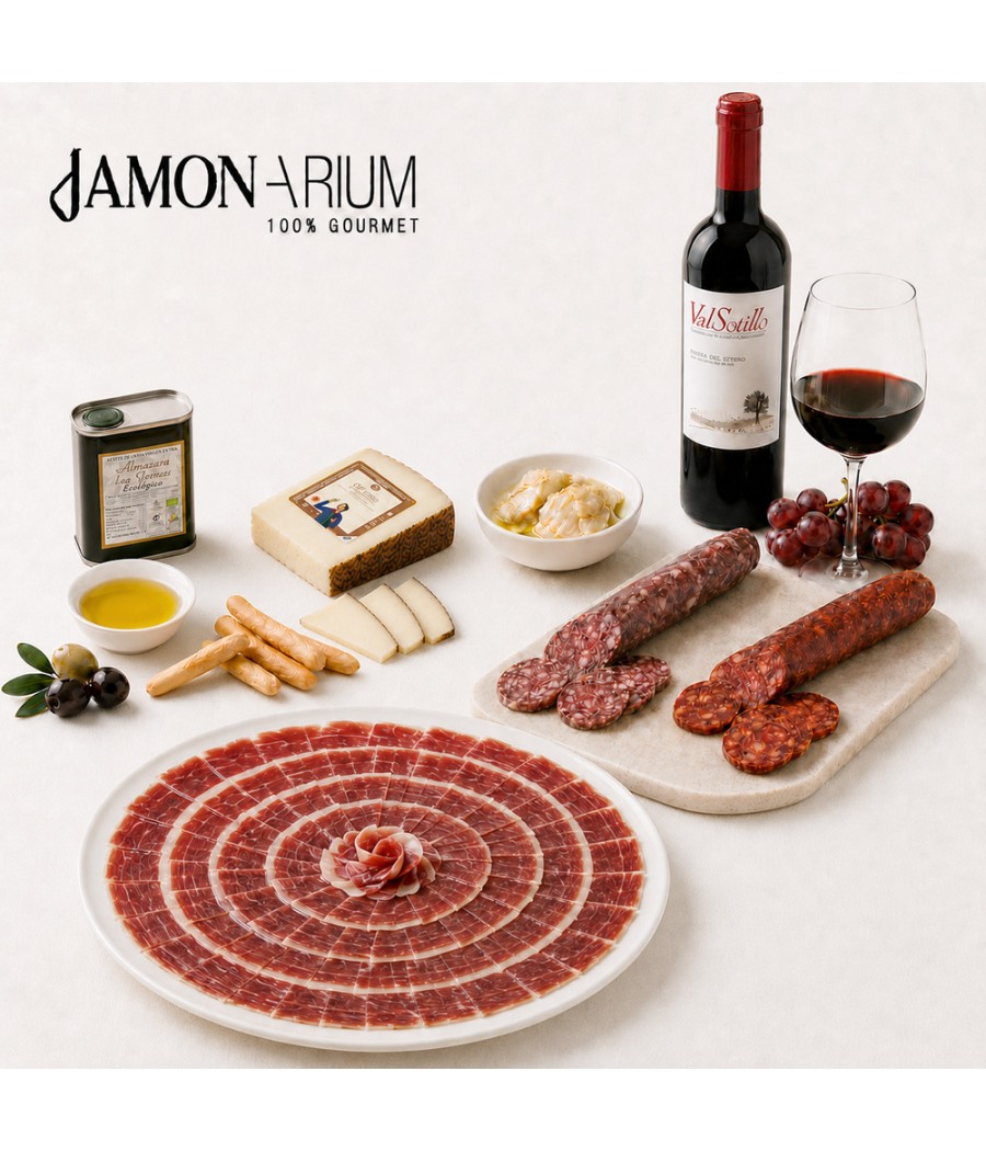 Coffret d'assortiments Plus, tranché 50% Bellota