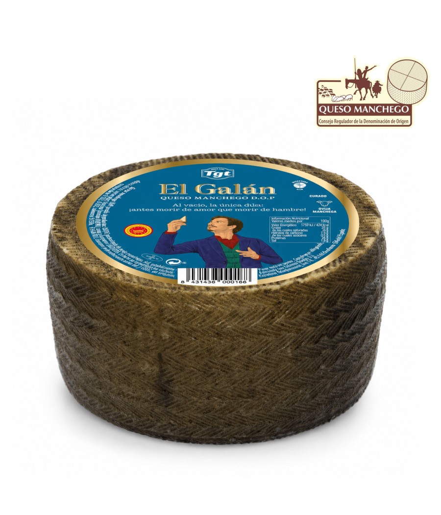 Queso Curado El Galán leche de oveja, D.O. Manchego - ENTERO