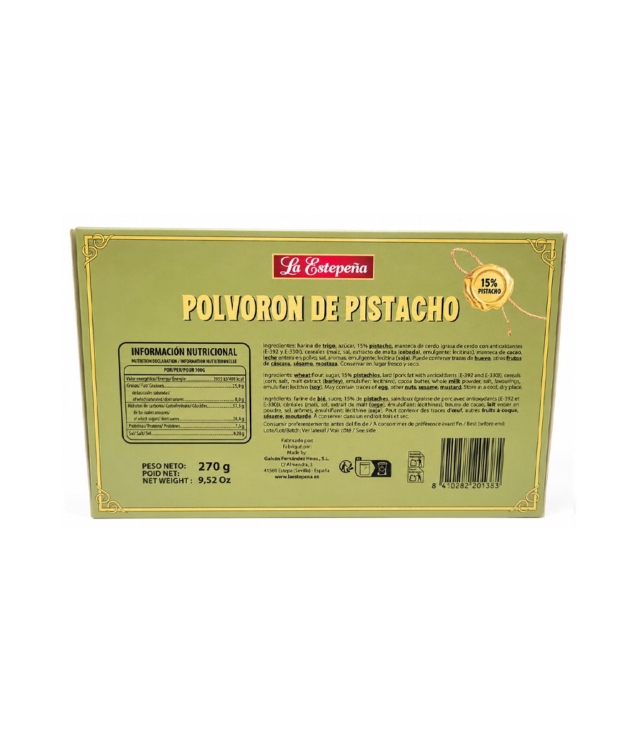 Sablés à la pistache La Estepeña (270 g)