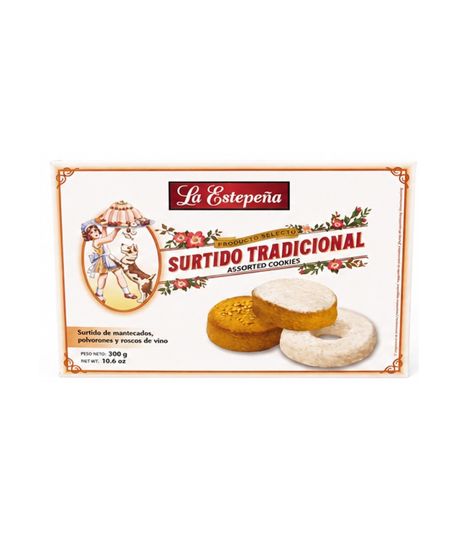 Surtido Tradicional de Polvorones y Mantecados La Estepeña (300 g)