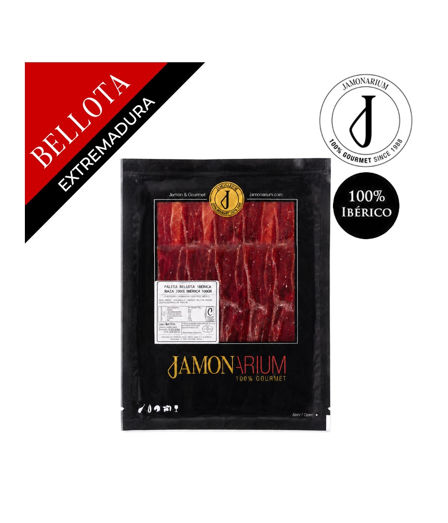 Spalla Bellota 100% Pura iberica (Extremadura) - Pata Negra afetatto 100g