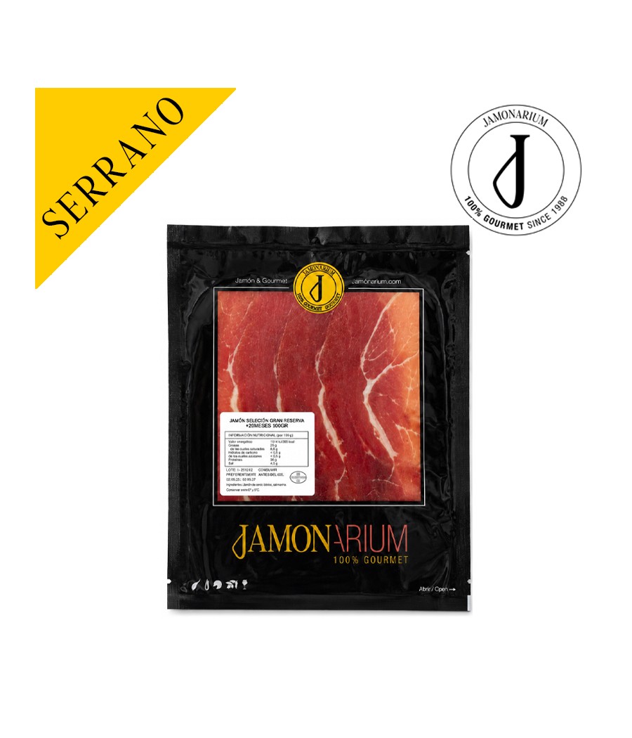 Gran Reserva Selección Ham, +20 months ham sliced 100g