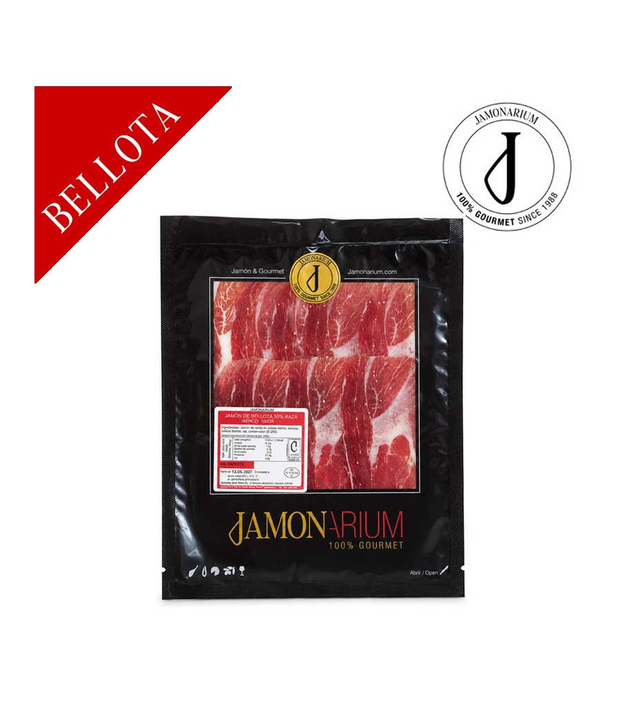 Pernil de Gla ibérico, 50% Raça Ibérica tallat 100g