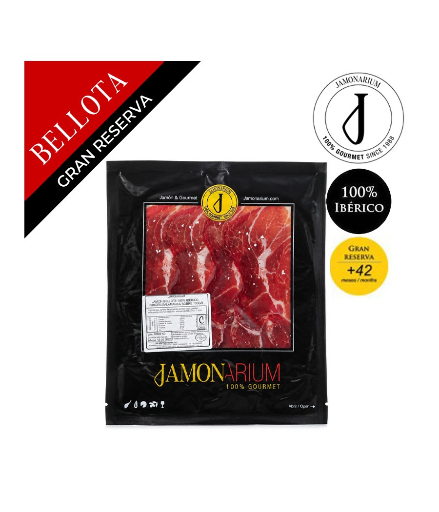 Bellota 100% Iberian Ham - Gran Reserva 4 years (2017) - sliced 100g