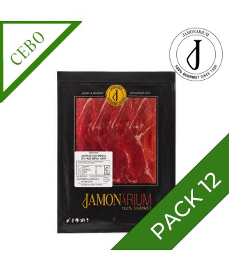 PACK 12 - Jambon de Cebo Ibérico, 50% Race Ibèrique tranché 100g