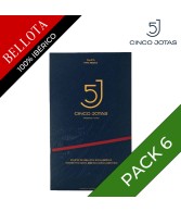 Pack x6 - Épaule Bellota 100% Ibérico Cinco Jotas (5J) de Jabugo tranché de manière traditionnelle 80g