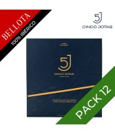 PACK x12 - 100% Iberico Bellota Cinco Jotas (5j) Jabugo ham sliced traditionally cut 80g