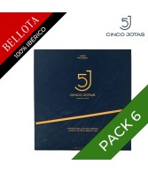 PACK x6 - 100% Iberico Bellota Cinco Jotas (5j) Jabugo ham sliced 80gr