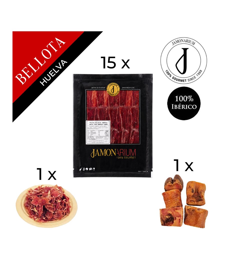 Paleta de Bellota 100% Ibérico (Huelva) - Pata negra ENTERO cortado