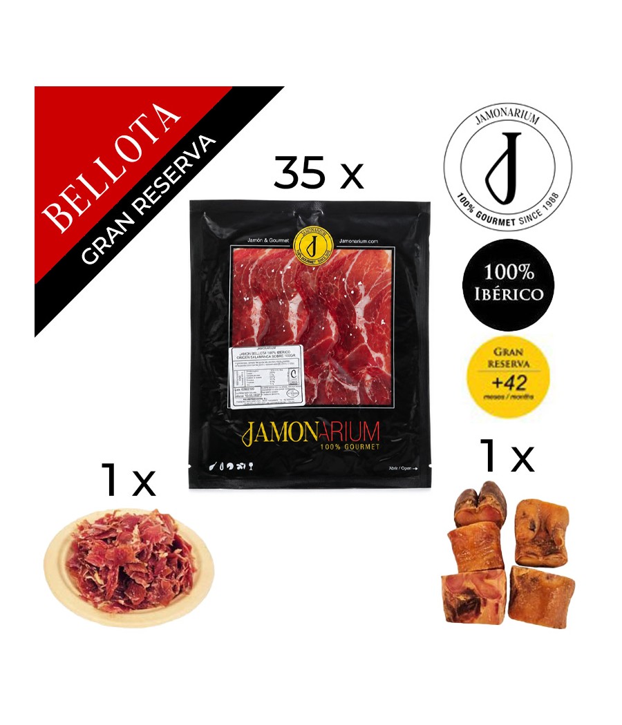 Bellota 100% Iberian Ham - Gran Reserva 4 years (2017) - WHOLE sliced