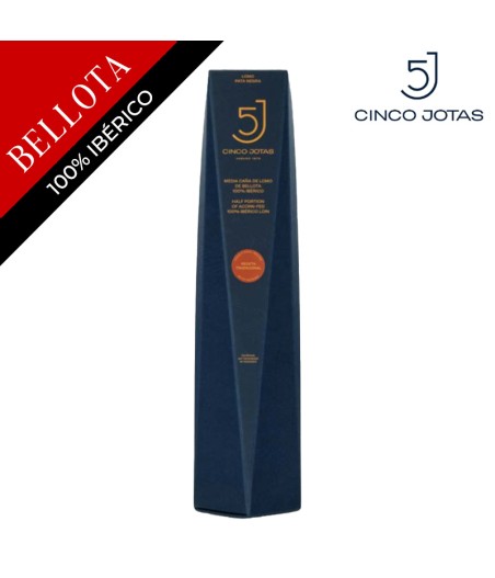 Lonza di maiale 100% Ibérico de Bellota semicircolare Cinco Jotas (5j) di Jabugo