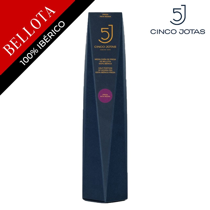 Media caña de Presa de Porc Bellota 100% Ibèrique (Demi Saucisse Sèche) Cinco Jotas (5j)