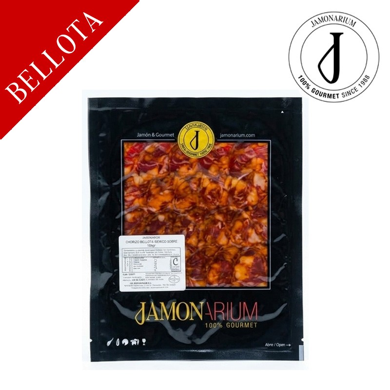 Iberischer bellota Chorizo geschnitten (Scheiben)