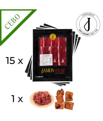 Vorderschinken Cebo Ibérico, 50% Iberische Rasse - GANZ geschnitten