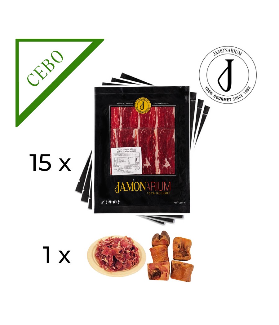 Spalla de Cebo Ibérica, 50% Gara Iberica - INTERA tagliata