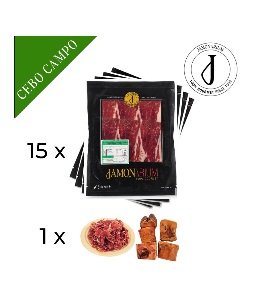 Cebo de Campo Iberico Shoulder, 50% Iberian Breed - WHOLE Sliced