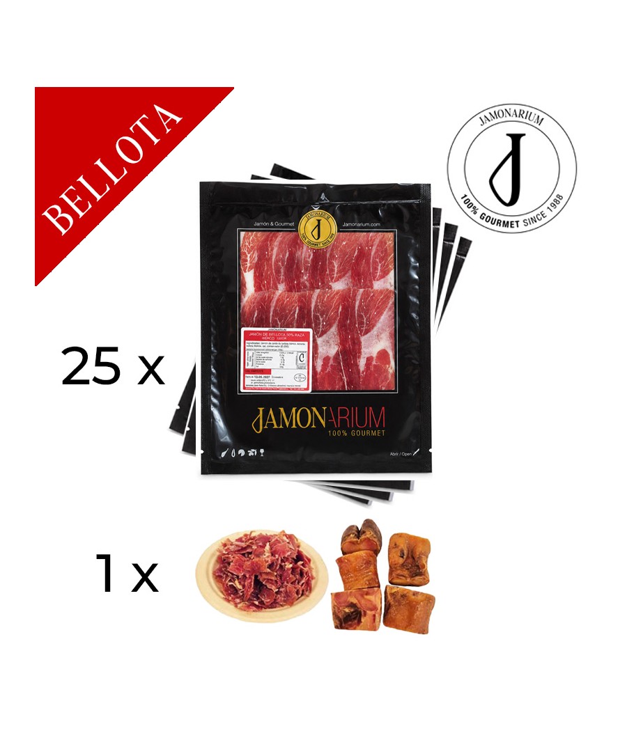 Prosciutto di Bellota Ibérico, 75% Gara Iberica - INTERO tagliato