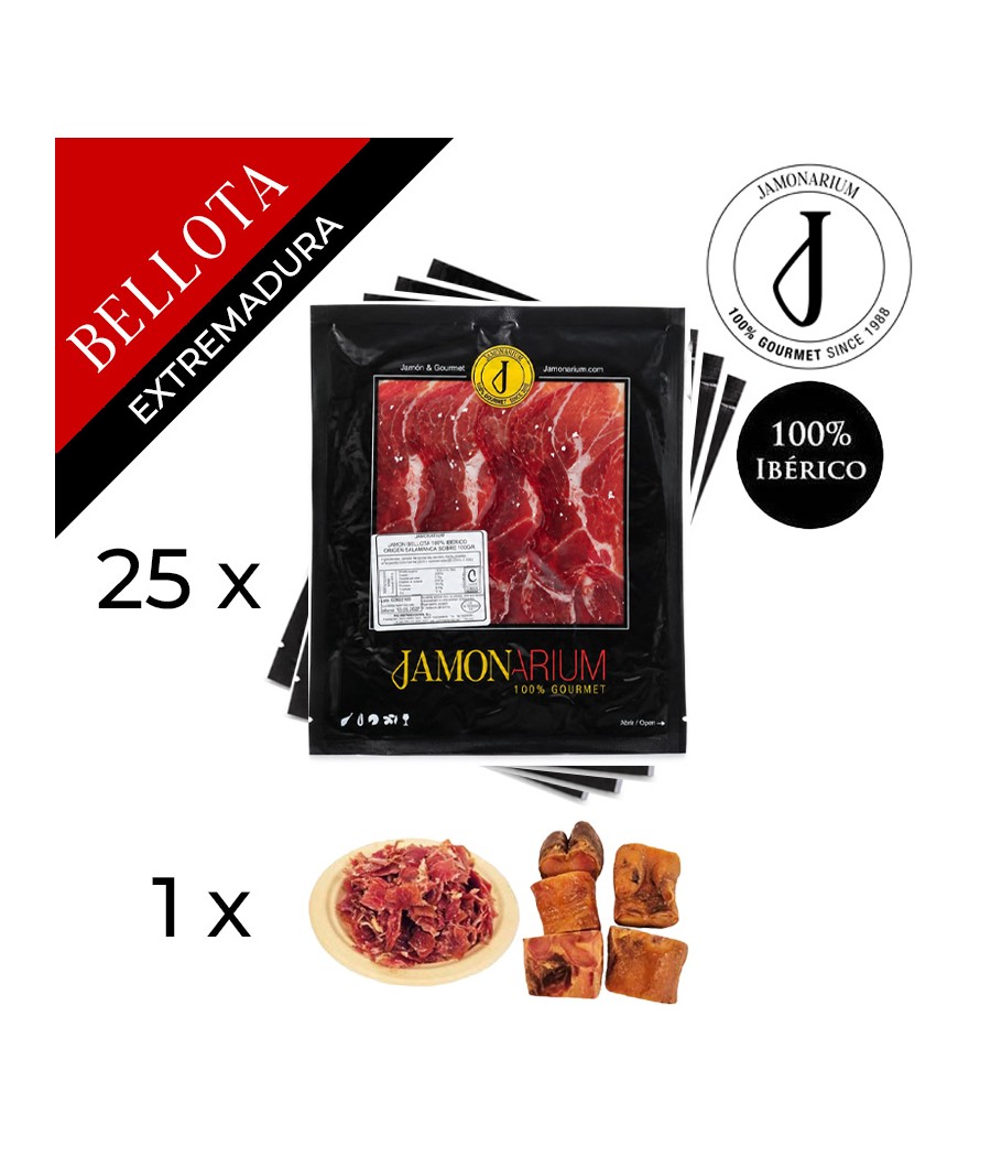 Pernil Bellota 100% pur ibèric (Extremadura) - Pata Negra SENCER tallat