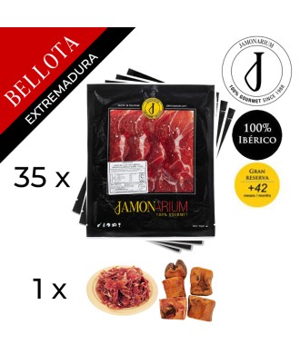 Jamón de Bellota 100% Ibérico - Gran Reserva 4 años - ENTERO cortado